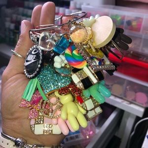 Designer inspired charm bangles